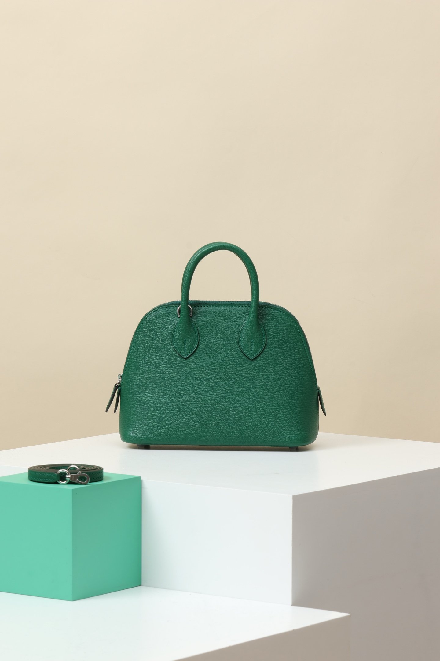 Hermès Mini Bolide 1923 – Mysore Goatskin 65 Vert Jade PHW comparison image 1 sourced from womanlvbag.com